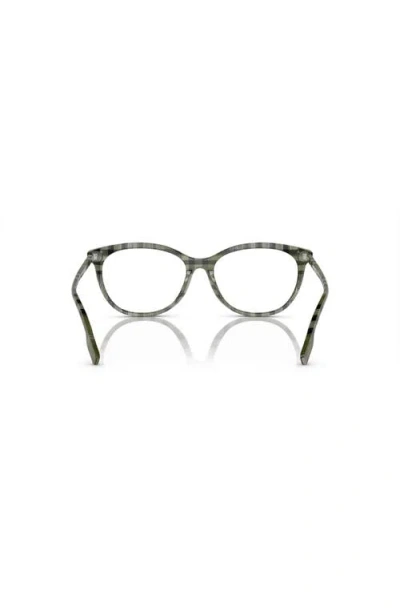 Burberry 54mm Irregular Optical Glasses In Brown