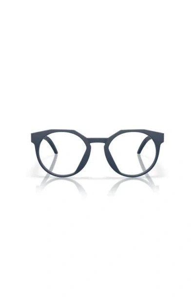 Oakley 52mm Rectangle Optical Glasses In Gray