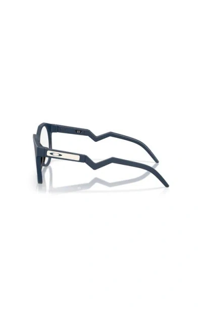 Oakley 52mm Rectangle Optical Glasses In Gray