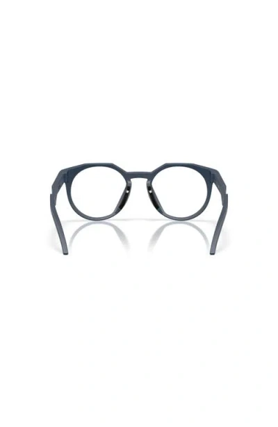 Oakley 52mm Rectangle Optical Glasses In Gray