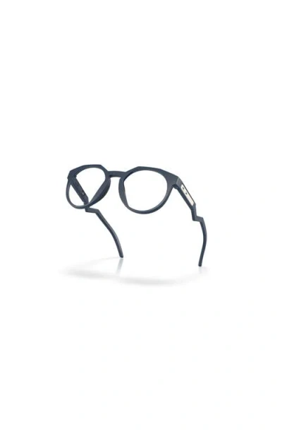 Oakley 52mm Rectangle Optical Glasses In Gray