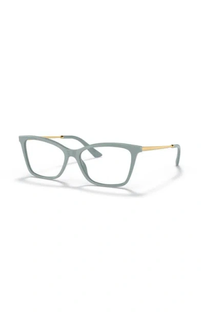 Dolce & Gabbana Dolce&gabbana 54mm Rectangle Optical Glasses In Blue