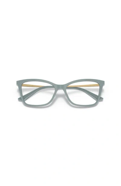Dolce & Gabbana Dolce&gabbana 54mm Rectangle Optical Glasses In Blue