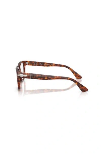 Persol 51mm Square Optical Glasses In Brown