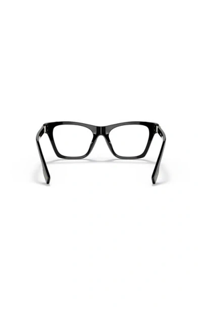 Burberry 52mm Square Optical Glasses In Brown