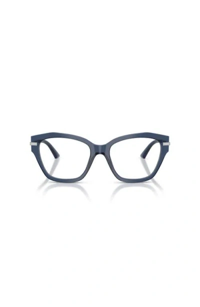 Jimmy Choo 54mm Cat Eye Optical Glasses In Brown