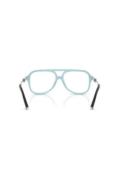 Tiffany & Co . 56mm Pilot Optical Glasses In Brown