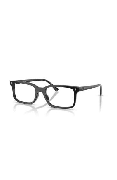 Ray Ban Ray-ban 54mm Square Optical Glasses In Black