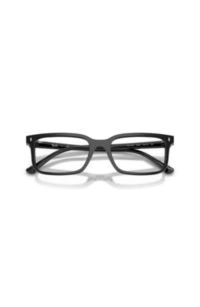 Ray Ban Ray-ban 54mm Square Optical Glasses In Black