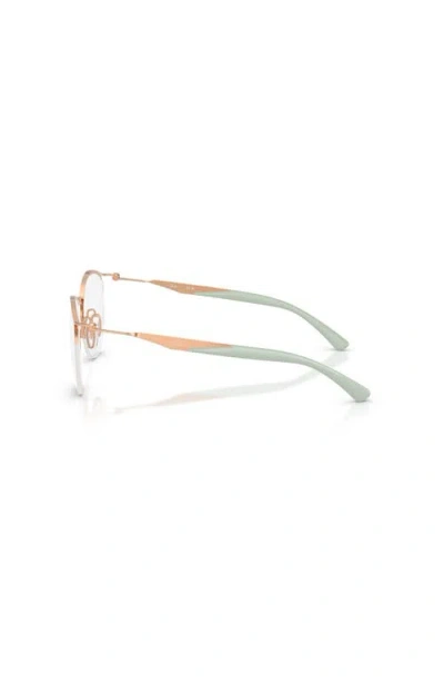Ray Ban Ray-ban 50mm Round Optical Glasses In Gold
