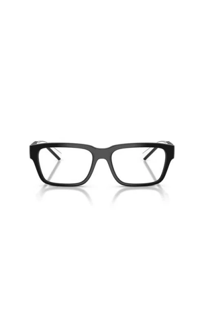 Dolce & Gabbana Dolce&gabbana 53mm Rectangle Optical Glasses In Brown