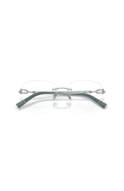Tiffany & Co . 54mm Square Optical Glasses In Brown