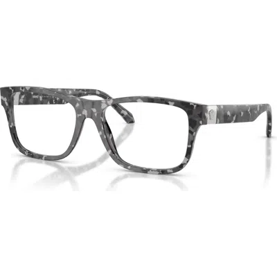 Versace 54mm Square Optical Glasses In Brown
