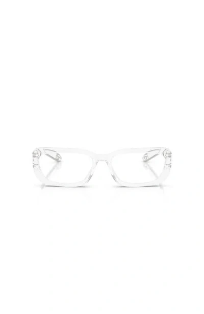 Diesel ® 54mm Rectangle Optical Glasses In Brown