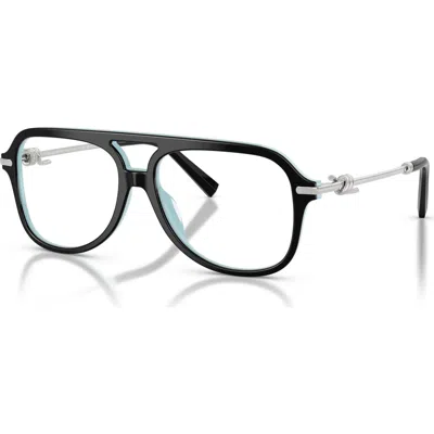 Tiffany & Co . 54mm Pilot Optical Glasses In Brown