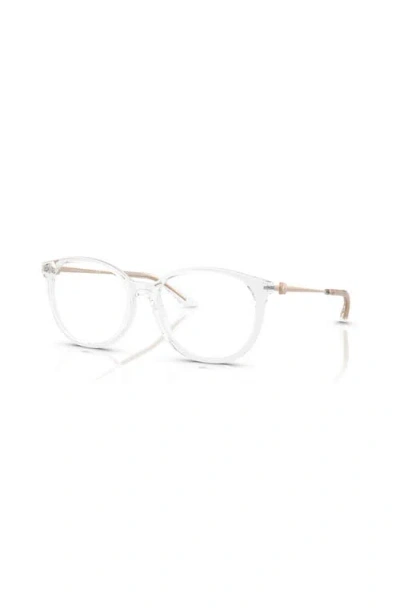 Armani Exchange 54mm Cat Eye Optical Glasses In Brown