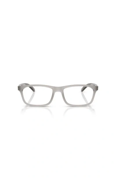 Arnette 54mm Rectangle Optical Glasses In Brown