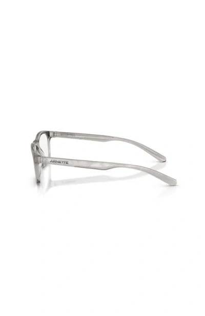 Arnette 54mm Rectangle Optical Glasses In Brown