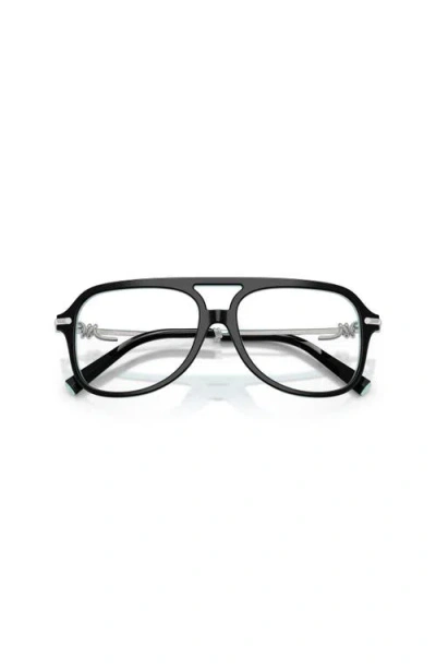Tiffany & Co . 54mm Pilot Optical Glasses In Brown