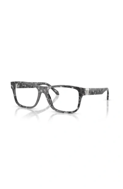 Versace 54mm Square Optical Glasses In Gray