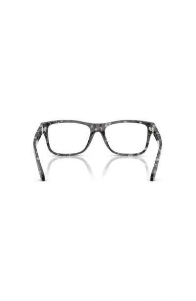 Versace 54mm Square Optical Glasses In Gray
