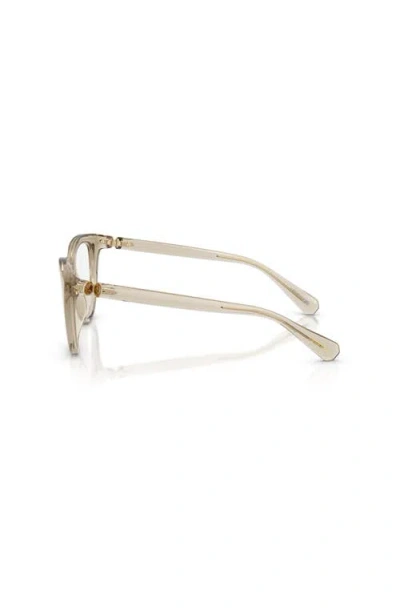 Swarovski 49mm Cat Eye Optical Glasses In Neutral