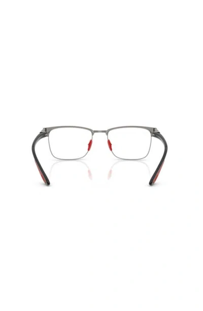 Ray Ban Ray-ban 54mm Square Optical Glasses In Gray