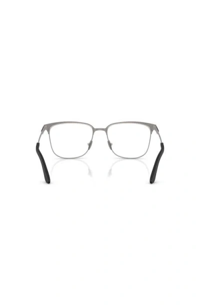 Giorgio Armani 55mm Rectangle Optical Glasses In Brown