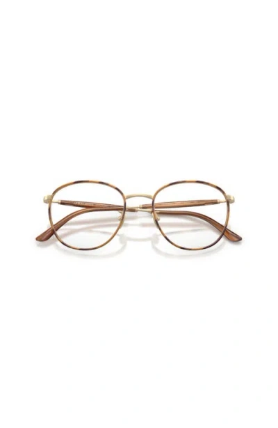 Giorgio Armani 52mm Phantos Optical Glasses In Brown