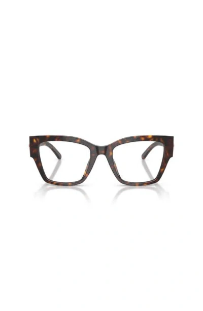 Dolce & Gabbana Dolce&gabbana 51mm Butterfly Optical Glasses In Brown