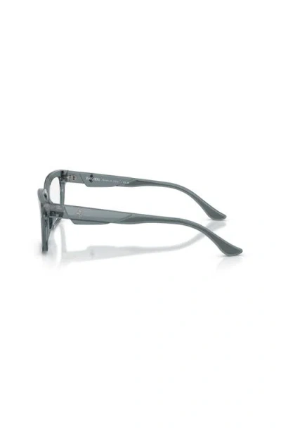 Ferrari 53mm Rectangle Optical Glasses In Brown