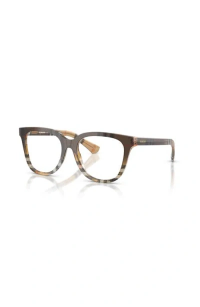Burberry 52mm Phantos Optical Glasses In Brown
