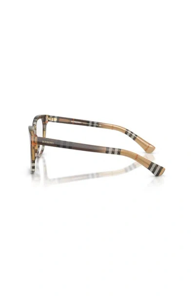 Burberry 52mm Phantos Optical Glasses In Brown
