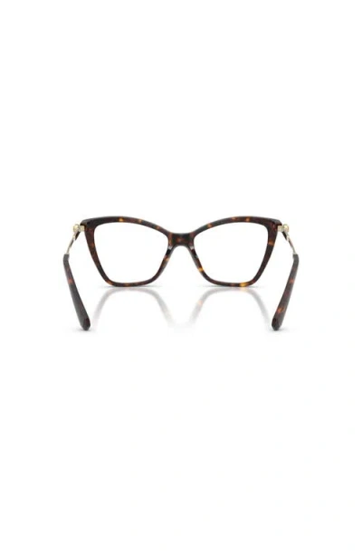 Swarovski 51mm Cat Eye Optical Glasses In Brown