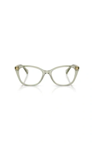 Ralph 55mm Rectangle Optical Glasses In Gray