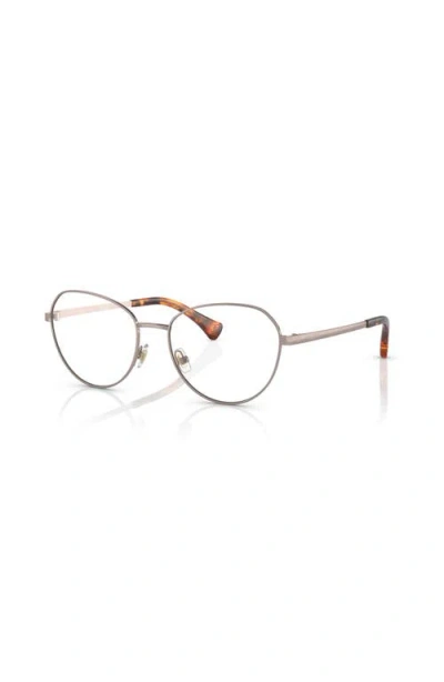 Ralph 54mm Irregular Optical Glasses In Gold
