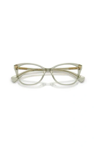 Ralph 55mm Rectangle Optical Glasses In Gray