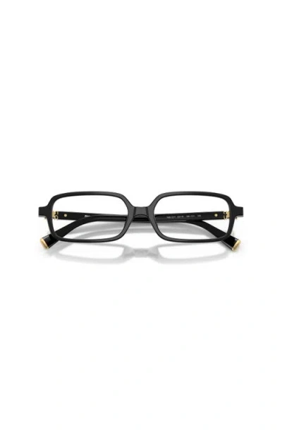 Miu Miu 51mm Rectangle Optical Glasses In Blue