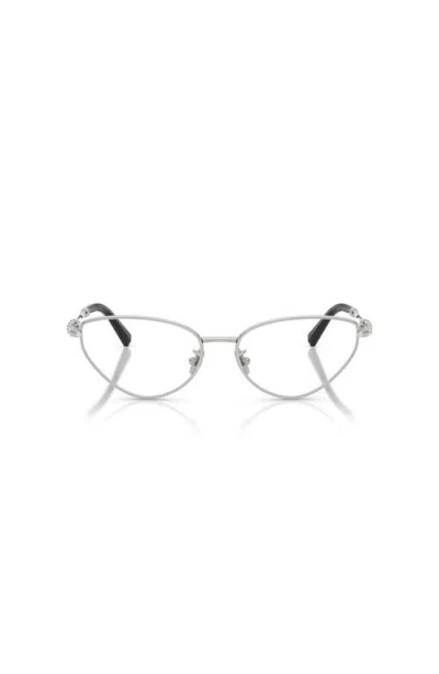 Tiffany & Co . 56mm Cat Eye Optical Glasses In Gray