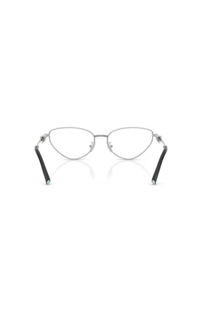 Tiffany & Co . 56mm Cat Eye Optical Glasses In Gray