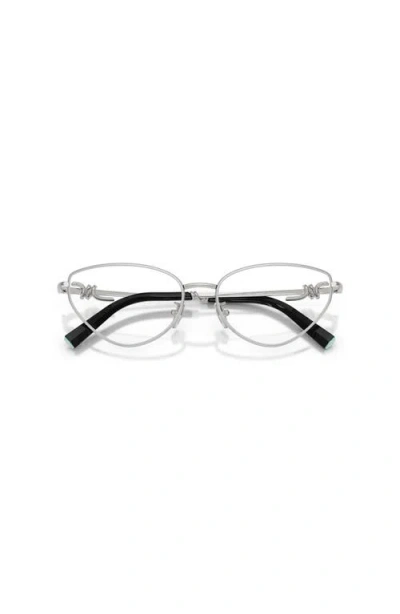 Tiffany & Co . 56mm Cat Eye Optical Glasses In Gray