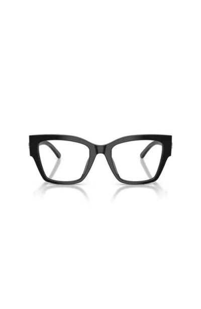 Dolce & Gabbana Dolce&gabbana 53mm Butterfly Optical Glasses In Black