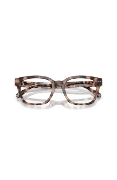Ralph Lauren 52mm Rectangle Optical Glasses In Brown