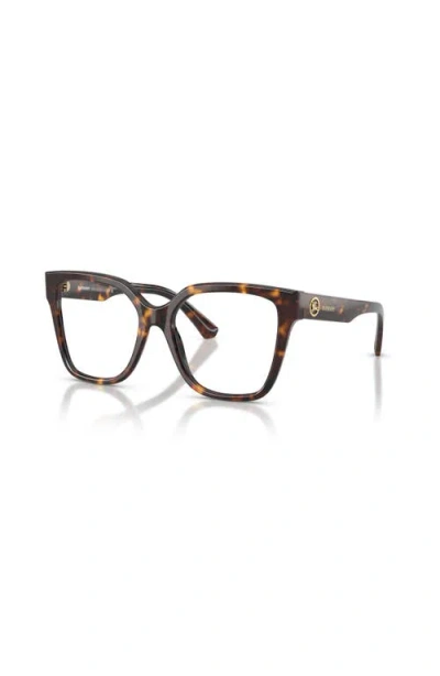 Burberry 51mm Square Optical Glasses In Brown