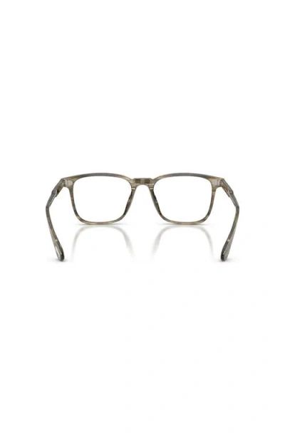 Oliver Peoples 53mm Square Optical Glasses In Gray