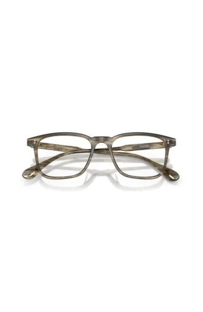 Oliver Peoples 53mm Square Optical Glasses In Gray