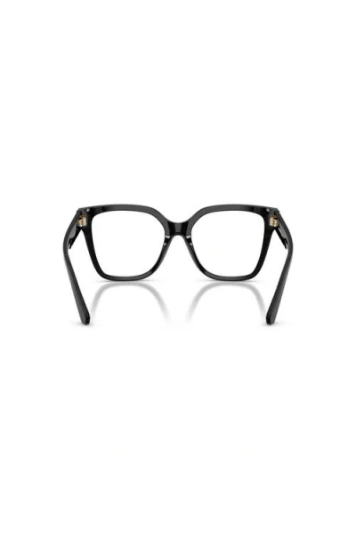 Burberry 51mm Square Optical Glasses In Black