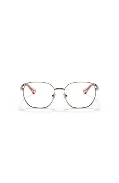 Ralph 54mm Irregular Optical Glasses In Gold