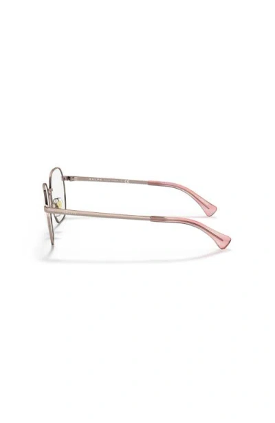 Ralph 54mm Irregular Optical Glasses In Gold
