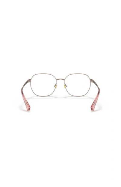 Ralph 54mm Irregular Optical Glasses In Gold